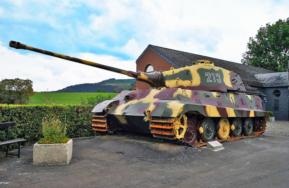 King Tiger tank in La Gleize King Tiger tank in La Gleize