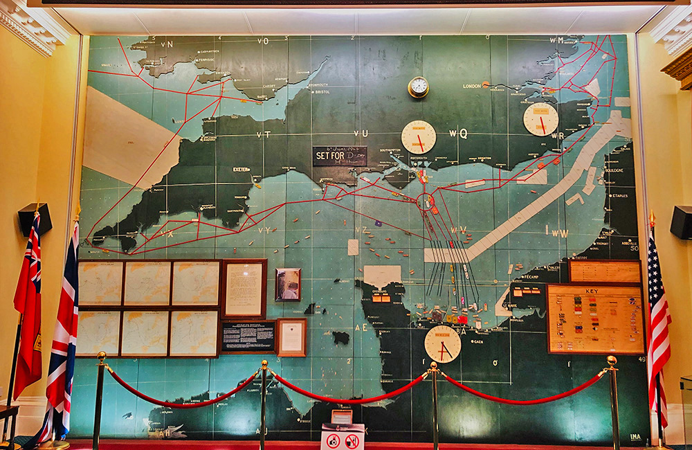 D-Day map room at Southwick House D-Day map room at Southwick House