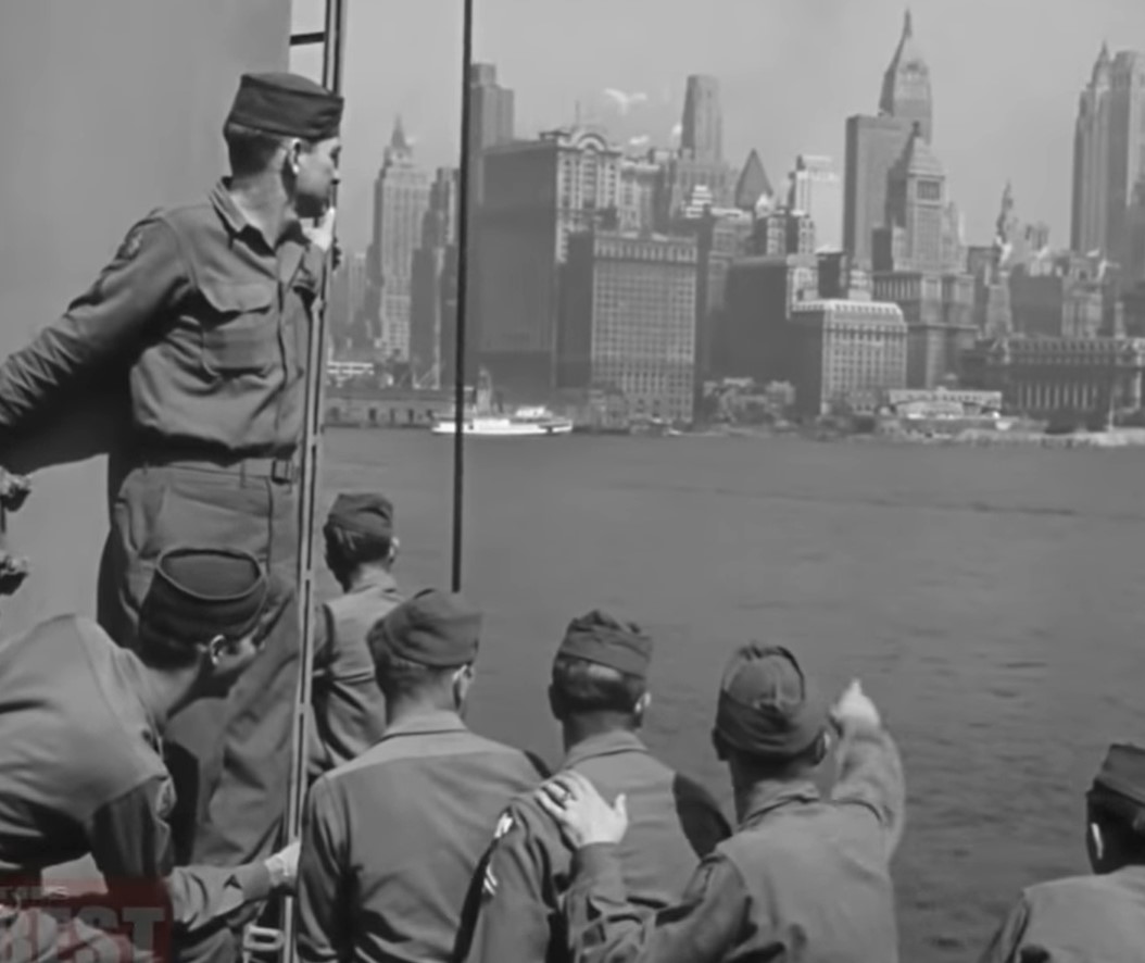 What was the official name of the points system that determined which U.S. troops were eligible to go home first after the end of the war?
