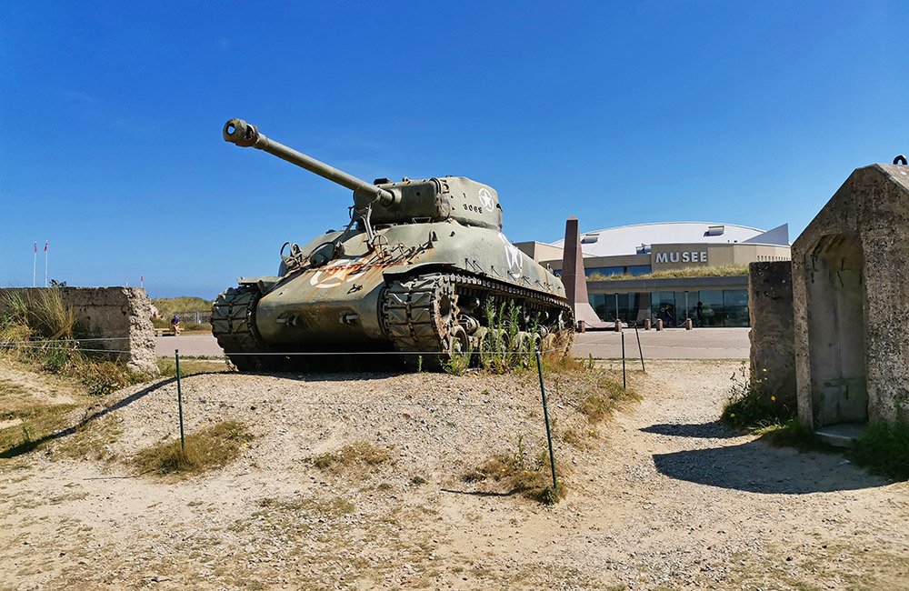 Sherman on Utah Beach Sherman on Utah Beach