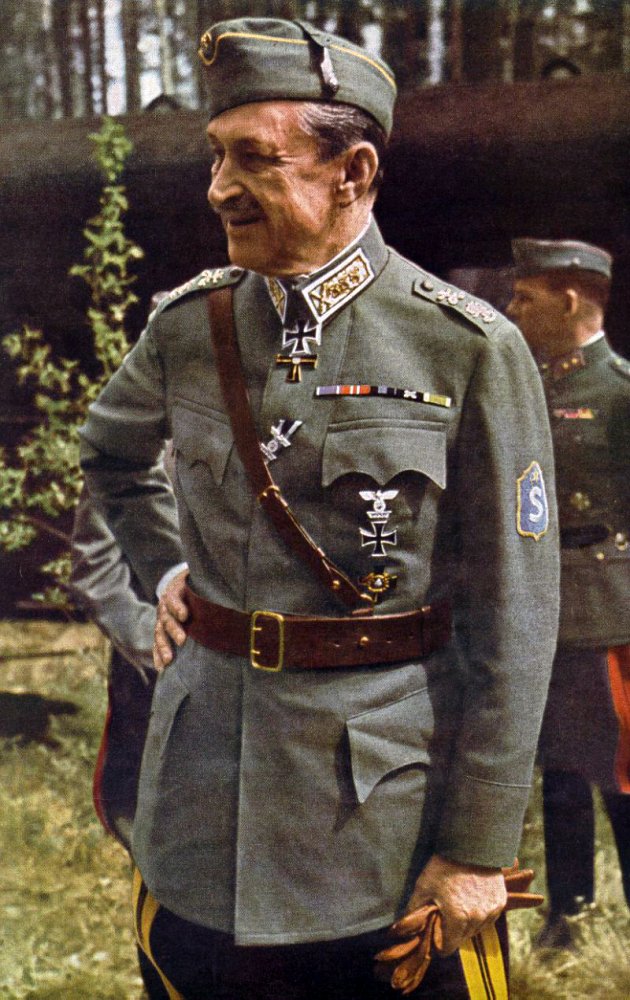Who was the Commander-in-Chief of Finland during World War II, and the only field marshal in Finnish military history?