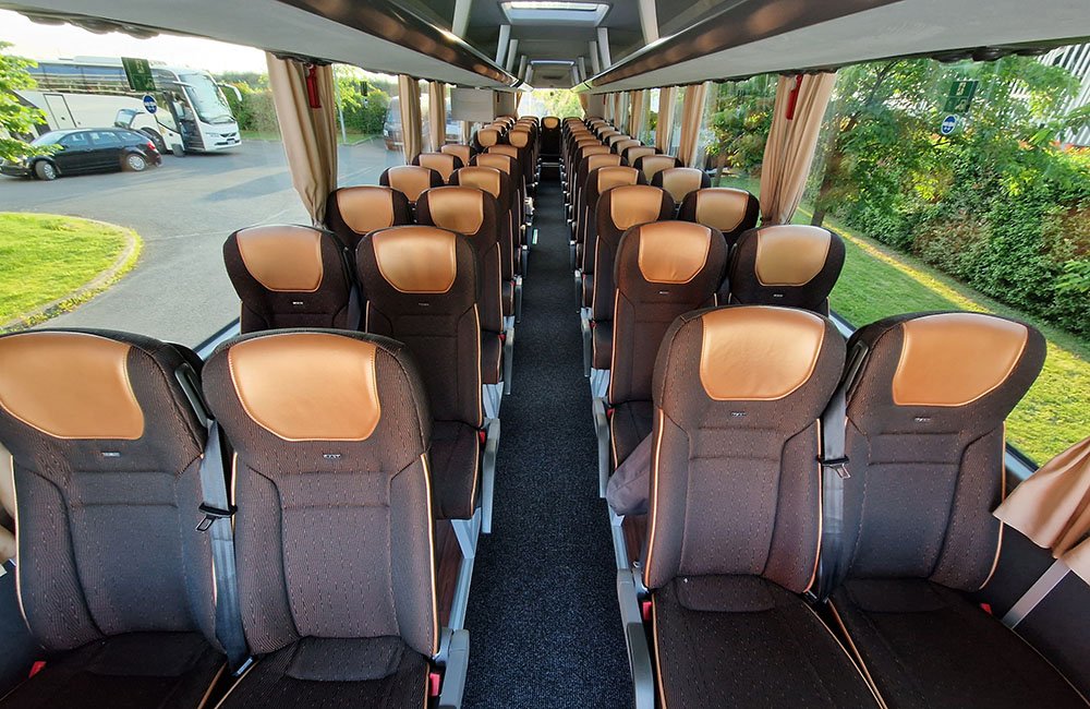 Motorcoach interior Motorcoach interior