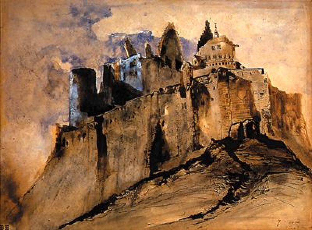 At what Luxembourg town did resistance members occupy a castle and hold it against Waffen-SS forces in November 1944?