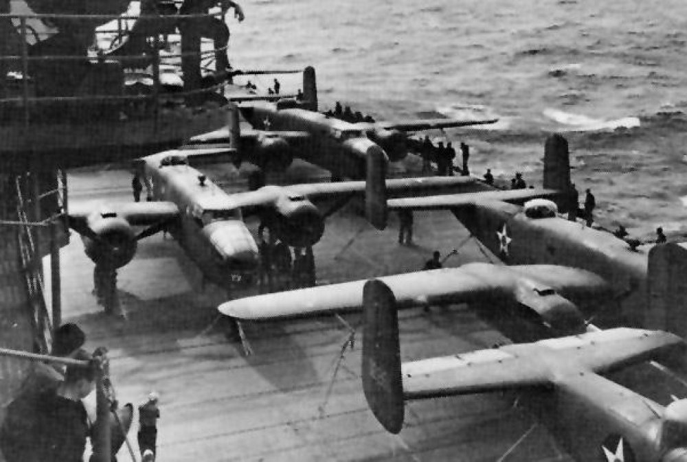 From what direction did the famous Doolittle Raid of April 18, 1942, approach its targets in Japan?