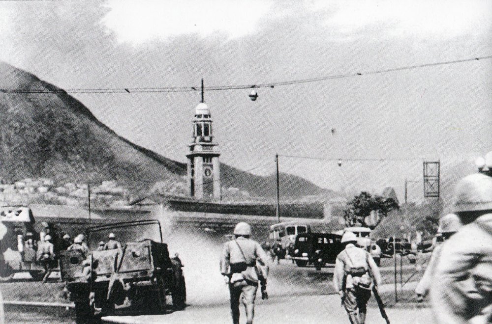 Which of these territories was NOT invaded by Japan simultaneously with the attack on Pearl Harbor? (Not necessarily depicted in photo.)