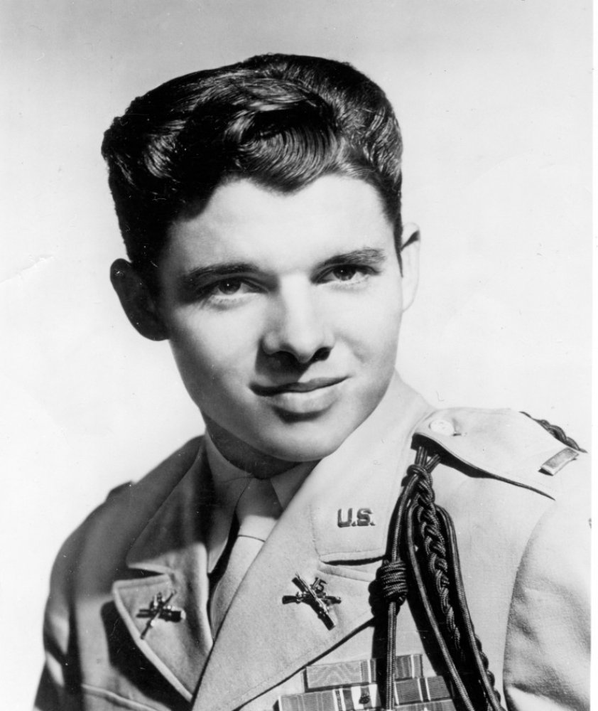Where did Audie Murphy, the most decorated American soldier of World War II, first saw combat?