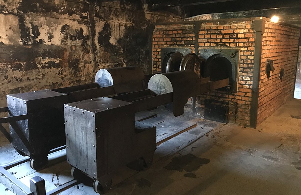 Auschwitz crematorium