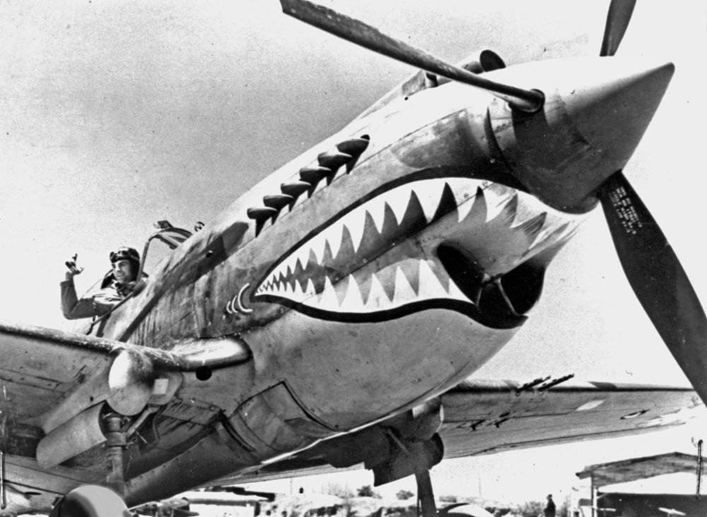 In which year of the war was the famous First American Volunteer Group, the “Flying Tigers” who helped China defend itself against Japan, disbanded and replaced by the China Air Task Force?