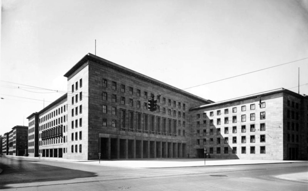 What did this building, still in use today, host in Nazi-era Berlin? (Hint: the organization’s name was abbreviated “RLM” in German)