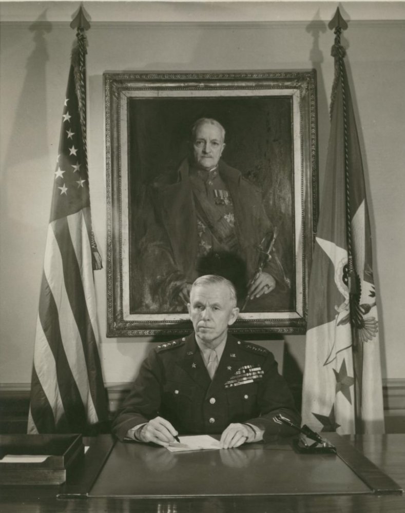 Why did General George C. Marshall not get to command the Allied landings in Normandy?