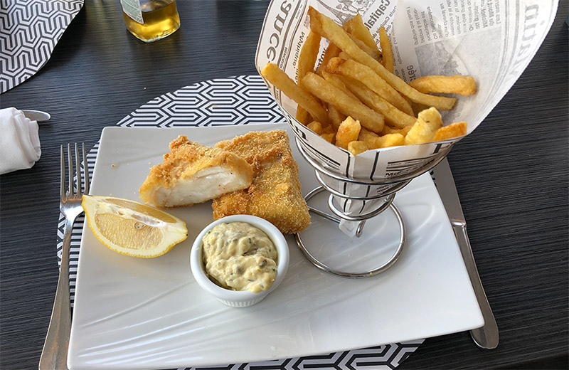 Fish and chips Fish and chips
