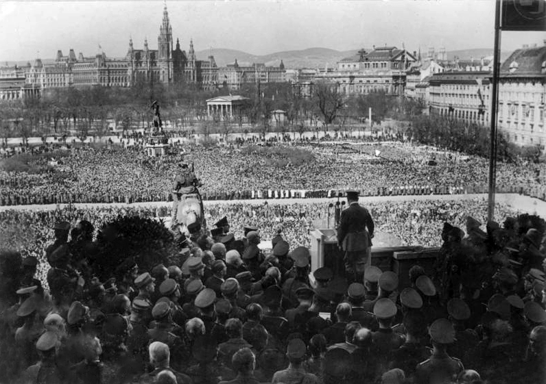 When did the idea of the Anschluss, the unification of Germany and Austria, first arise?