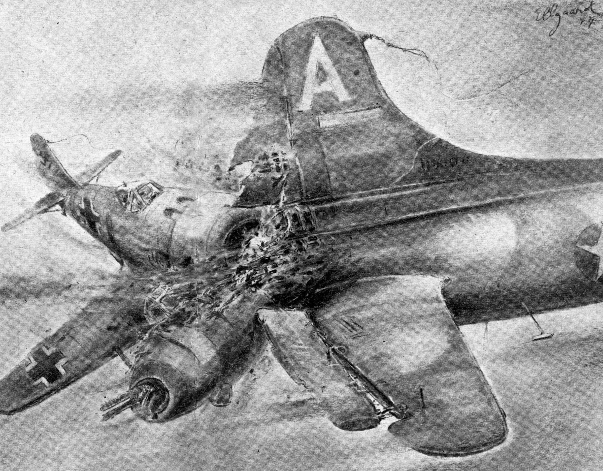 Aerial ramming between airplanes was performed occasionally by pilots of many World War II nations, and as an official policy by some. In which nation was the practice known as “taran”? (Photo does not necessarily indicate the correct answer.)