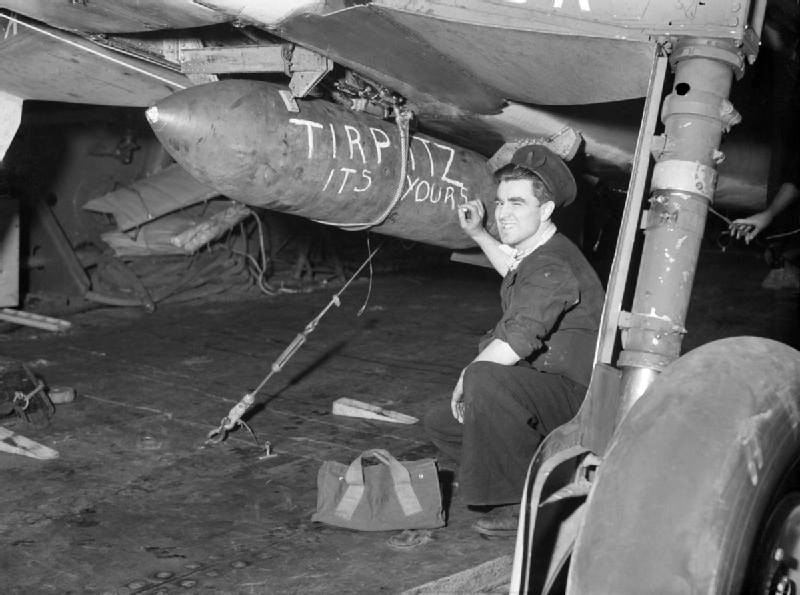 Which of these was NOT a British operation with the goal of sinking the German battleship Tirpitz with an air raid?
