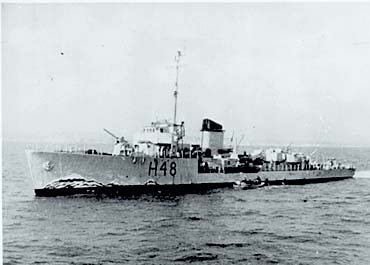 Which World War II belligerent nation had a destroyer class named after a mythological creature, with 6 ships in the class, each named after mythological creatures or pagan gods?