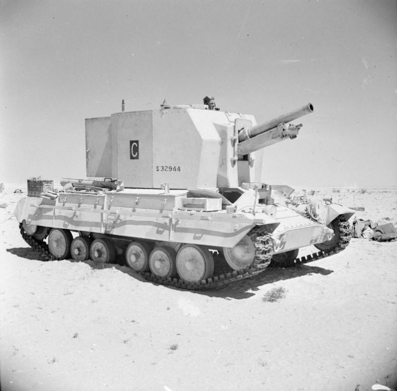 Can you identify this World War II-era British self-propelled gun?