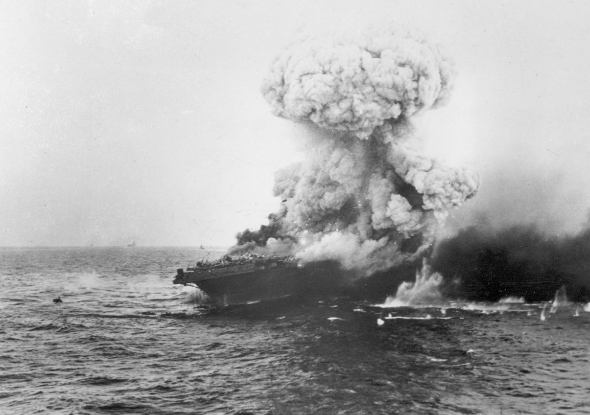 What made the Battle of the Coral Sea, fought in early May, 1942, historically noteworthy?