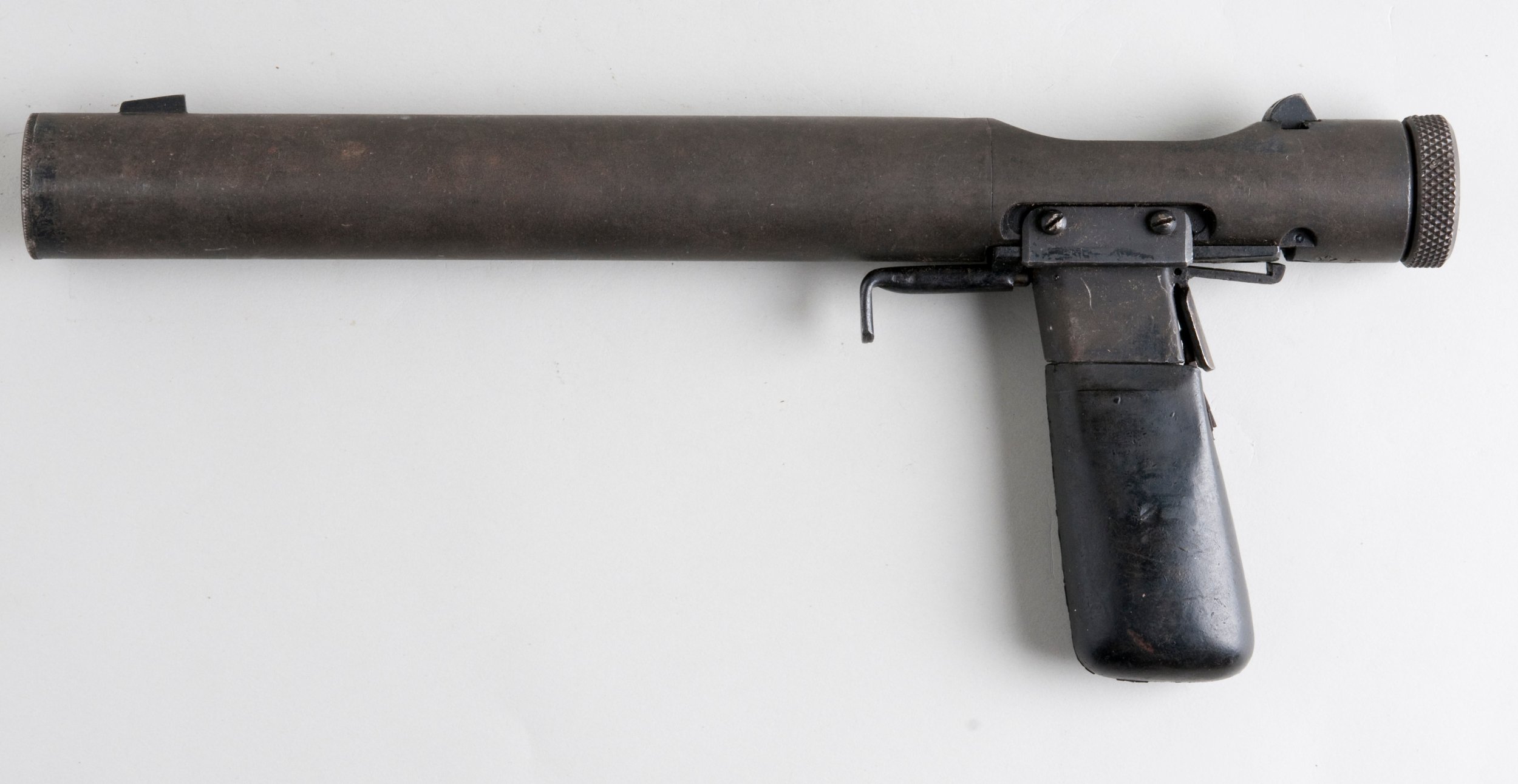 Can you identify this unusual-looking World War II-era pistol?