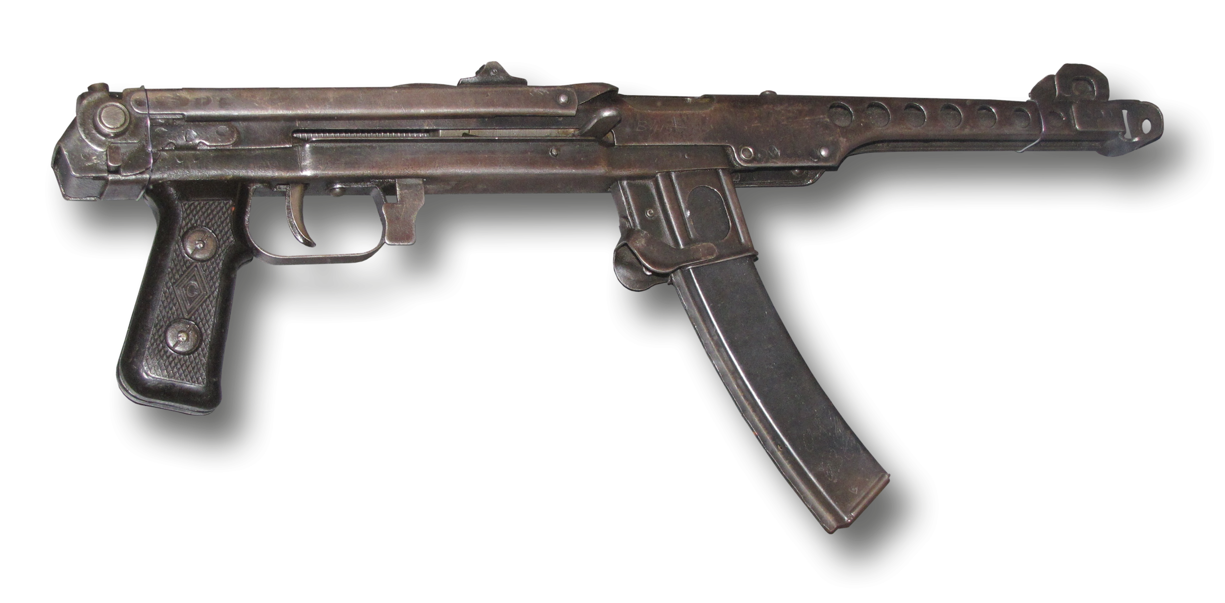 Can you identify this World War II-era Soviet submachine gun?