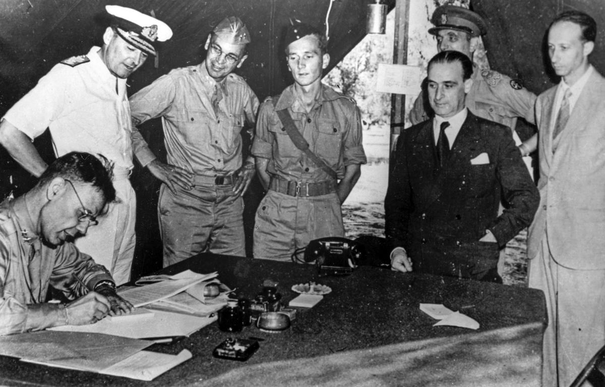 The Armistice of Cassibile of September 3, 1943, ended hostilities between Italy and the Allied nations. Where is Cassibile, the location of the signing?