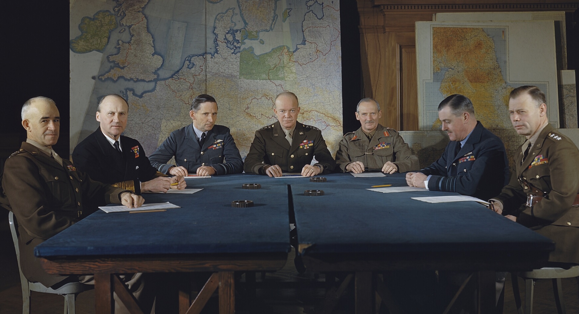 Who was General Eisenhower’s chief of staff at SHAEF, the Supreme Headquarters of the Allied Expeditionary Force?
