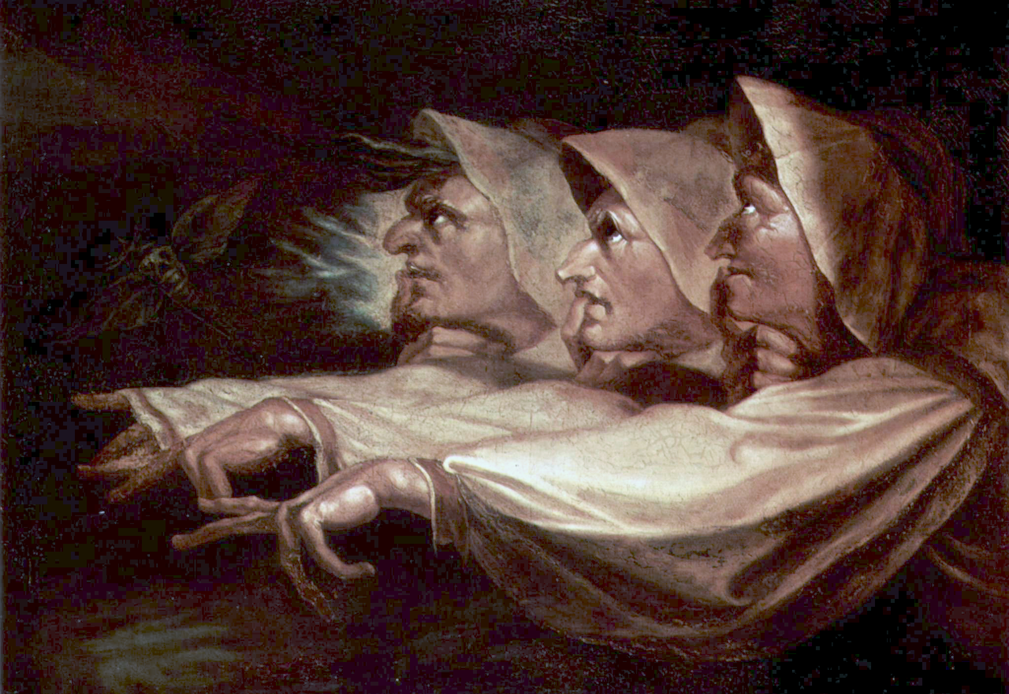 What was the goal of the magical spell allegedly cast by English witches in 1940 to protect Britain during World War II?
