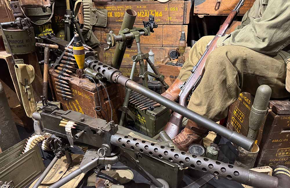 American weapons in Museo Gotica American weapons in Museo Gotica