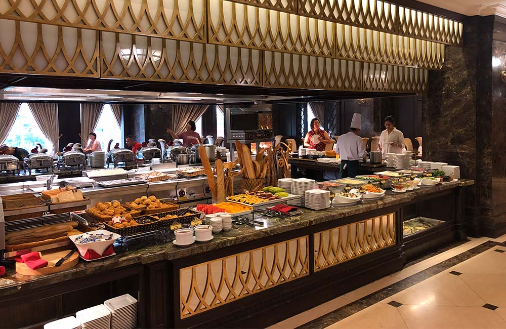 Hotel breakfast in Vietnam