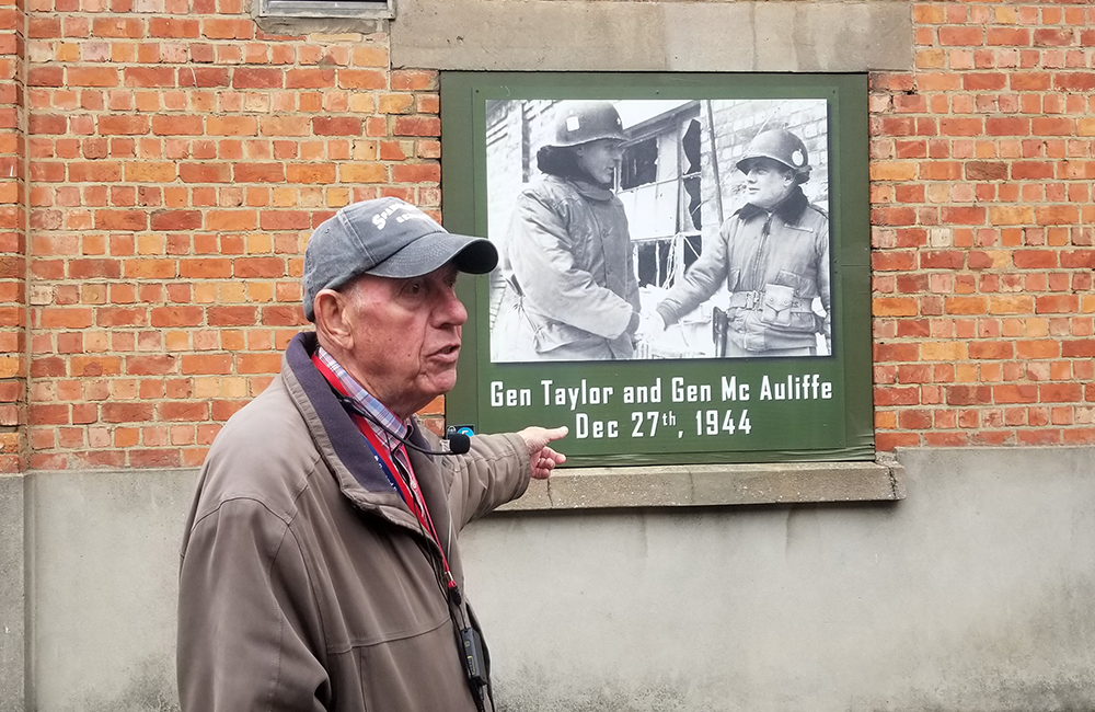 Local Guide at the Bastogne barracks