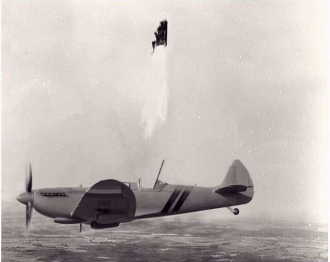 The first time in history someone escaped an aircraft using an ejection seat occurred during World War II, on January 13, 1942. Which nation’s pilot achieved the historical first? (Photo does not necessarily depict the event, or even the correct nation.)