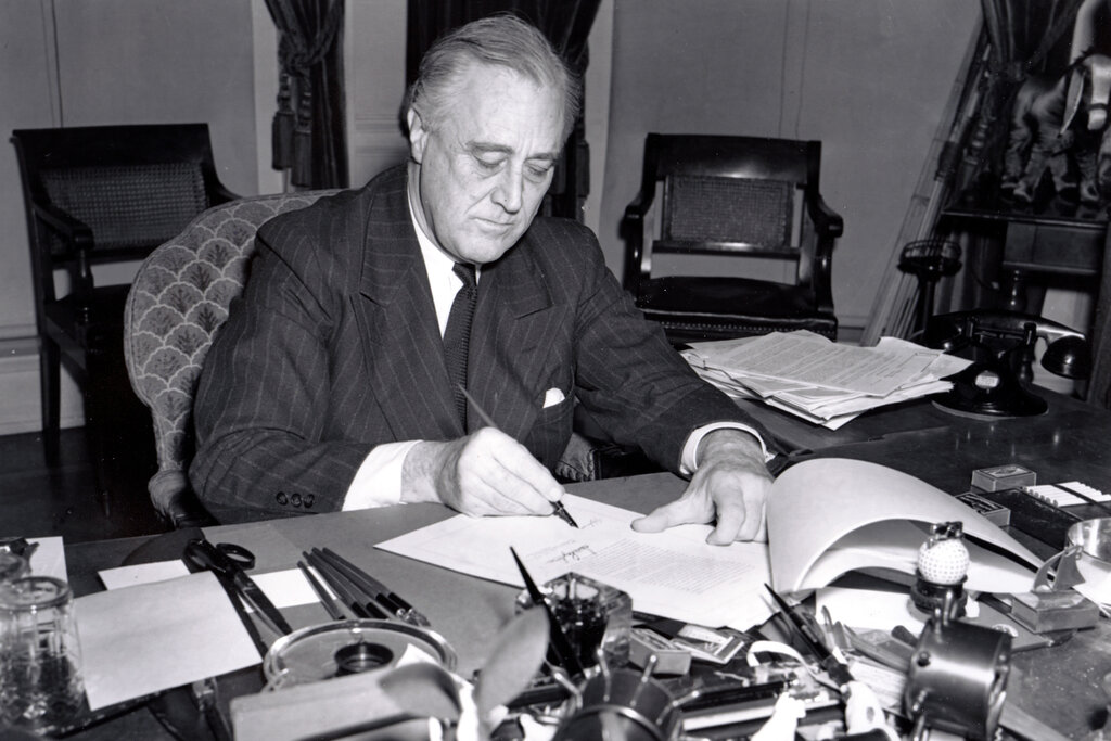 What was the content of H.R. 1776, a bill submitted by President Roosevelt to Congress, whose number was deliberately selected as a reference to the signing of the Declaration of Independence?