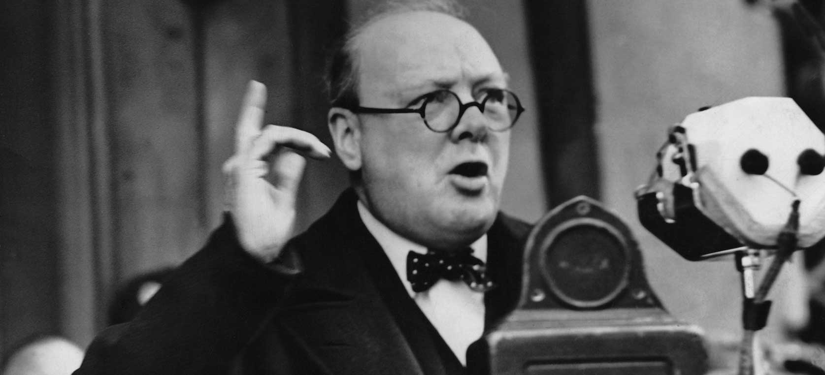 In January 1940, Winston Churchill gave a radio address known as the “House of Many Nations” speech. What was he referring to by the phrase “House of Many Nations”?