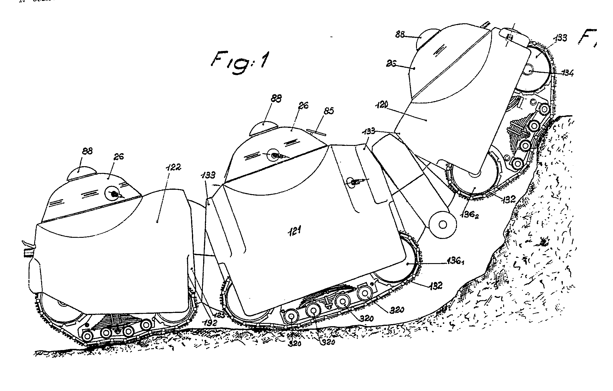 What was the name of the bizarre French-designed and never-built armored vehicle seen here, designed to cross difficult terrain?