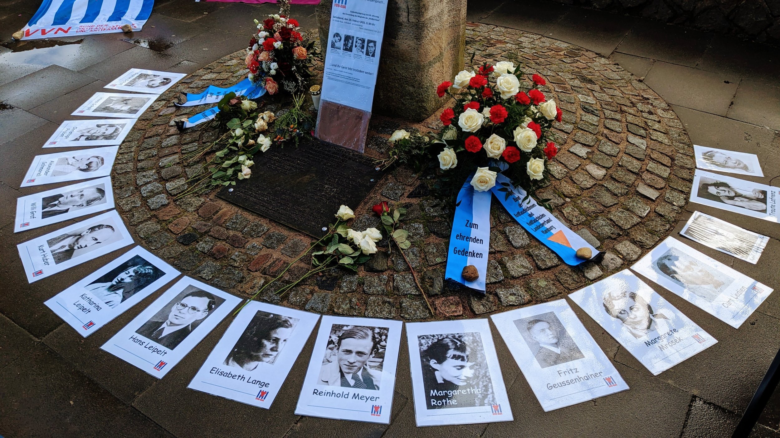 What were the fates of Hans and Sophie Scholl, Willi Graf, Christopher Probst, Kurt Huber and Alexander Schmorell, members of the non-violent anti-Nazi White Rose resistance movement in Germany?