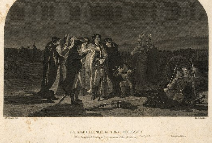 George Washington’s actions at the beginning of the French and Indian War included the loss of Fort Necessity to the French. What went wrong shortly before, during or after the surrender?