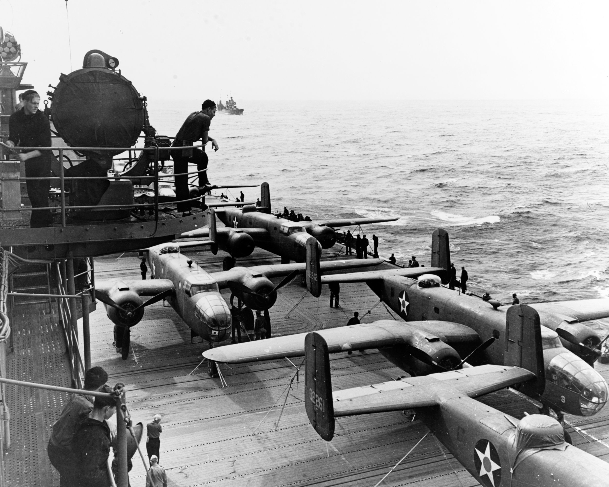 Of the 16 B-25 Mitchell bombers that went on the famous Doolittle Raid over Japan, all but one either crash landed in China or was ditched at sea after they hit their targets. What happened to the last one?