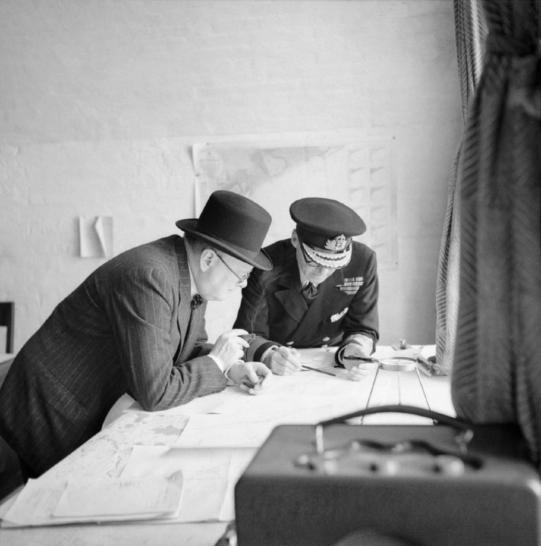 British Prime Minister Winston Churchill delivered his famous 
