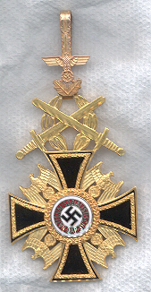 Can you identify this World War II-era German decoration, issued by the Nazi Party rather than the German state?