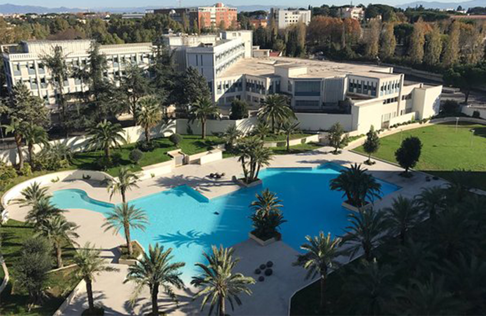 Hotel view in Rome Hotel view in Rome