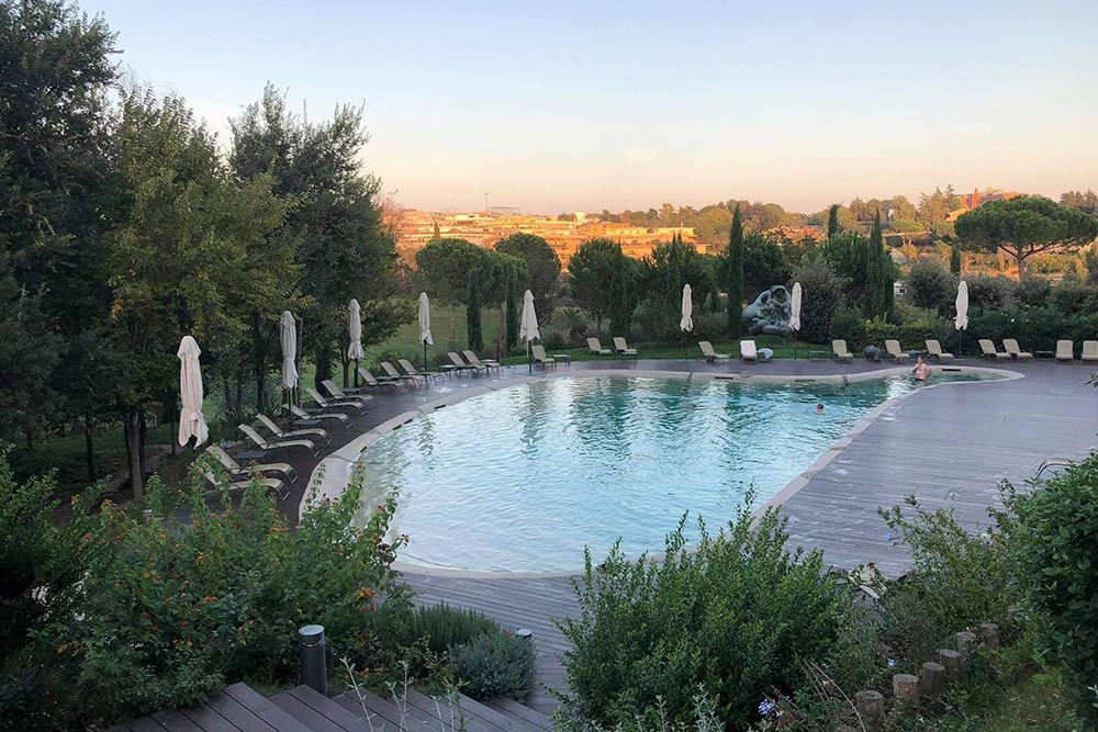 Outdoor pool in Rome Outdoor pool in Rome