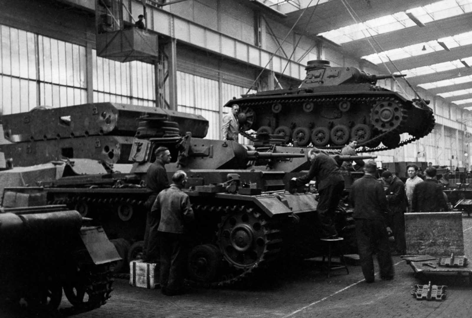 Which German tank was produced in the highest numbers during World War II?