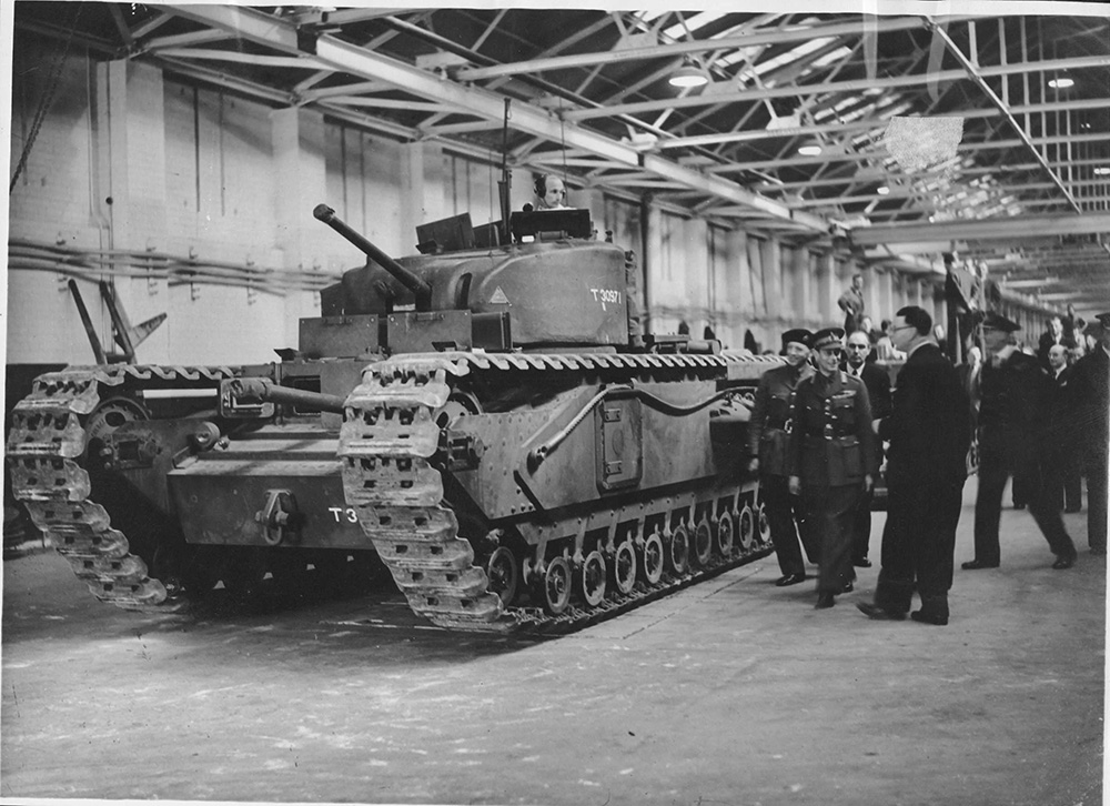 What type of tank was the British Churchill designated as?