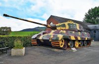 King Tiger tank in La Gleize